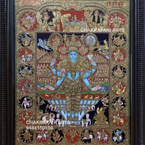 Vishwaroopam (special work) Tanjore Painting