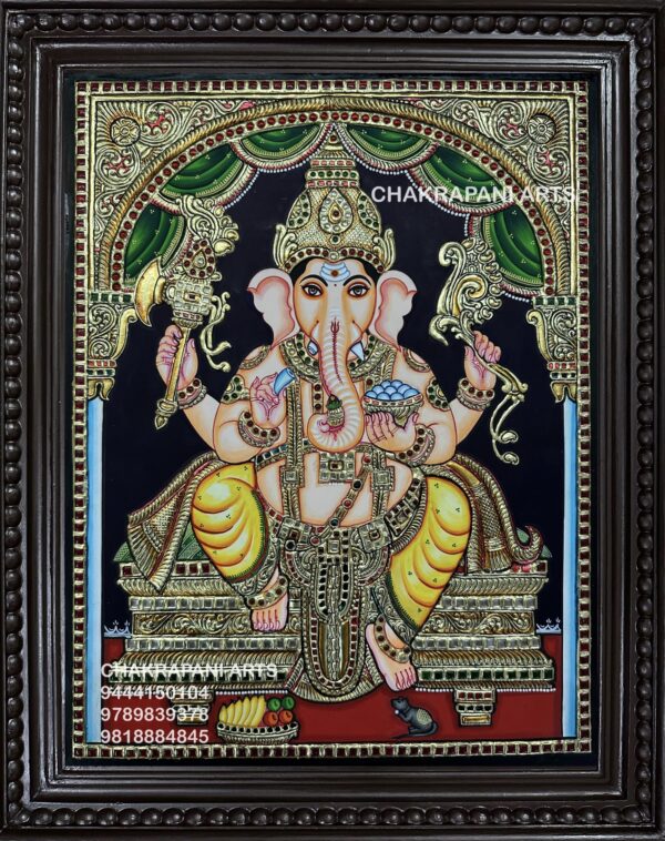 Ganesha Tanjore Painting
