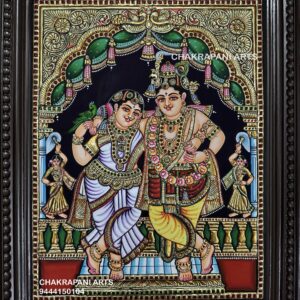 Rookmani Krishna Tanjore Painting