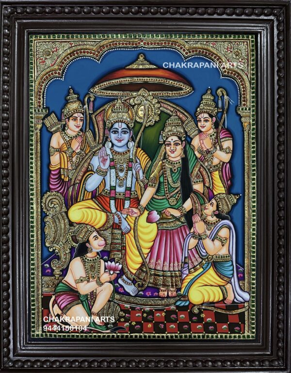 Ram Darbar Tanjore Painting