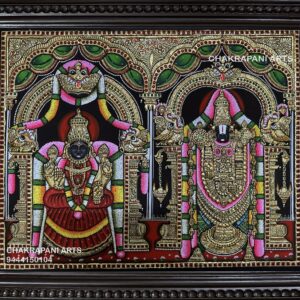 Balaji padmavathi Tanjore Painting