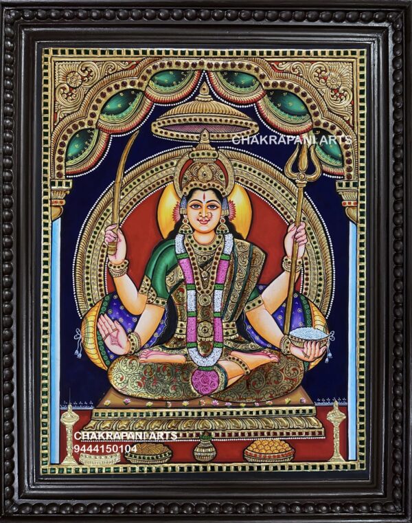 Santhoshimatha Tanjore Painting