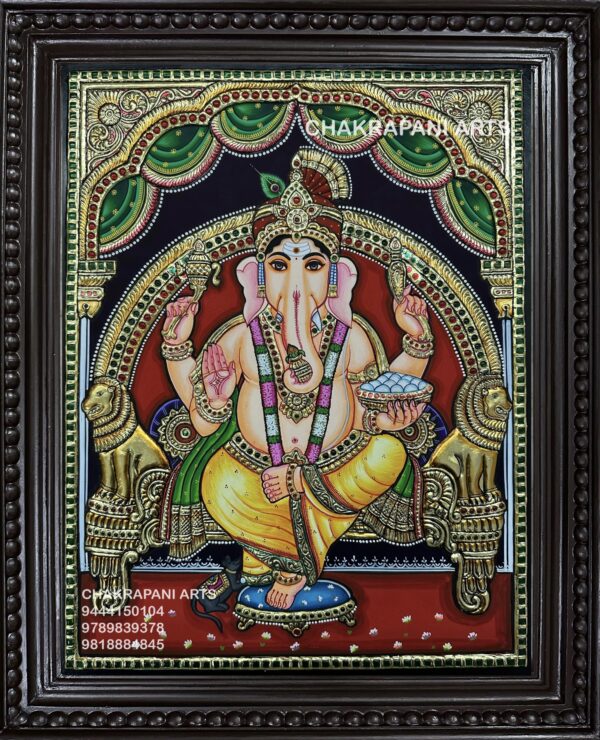 Ganesha Tanjore Painting