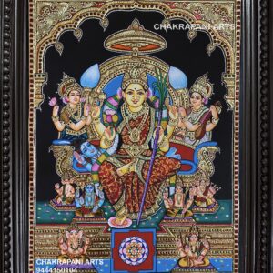 Raja Rajeshwari Tanjore Painting