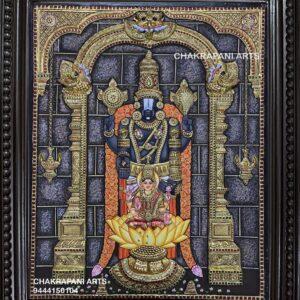 Balaji Lakshmi Tanjore Painting