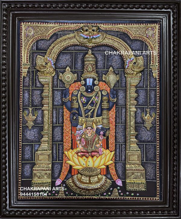 Balaji Lakshmi Tanjore Painting