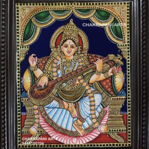 Saraswathi Tanjore Painting