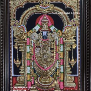 Balaji (embossing work AD stone) Tanjore Painting