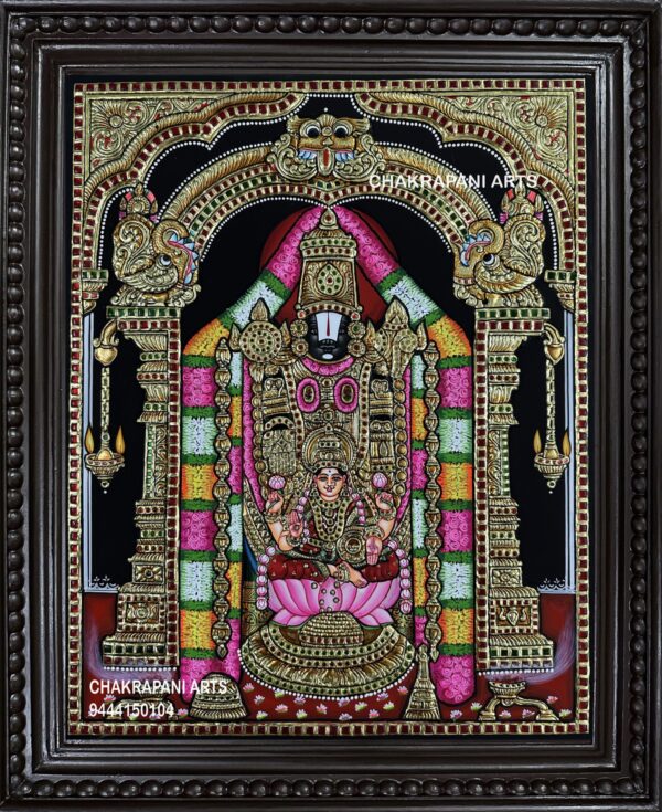 Balaji Lakshmi Tanjore Painting