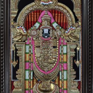 Balaji (embossing work AD stone) Tanjore Painting