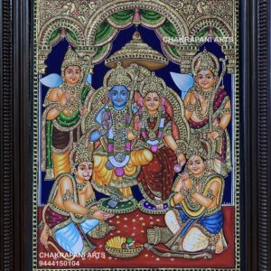 Ram Darbar Tanjore Painting