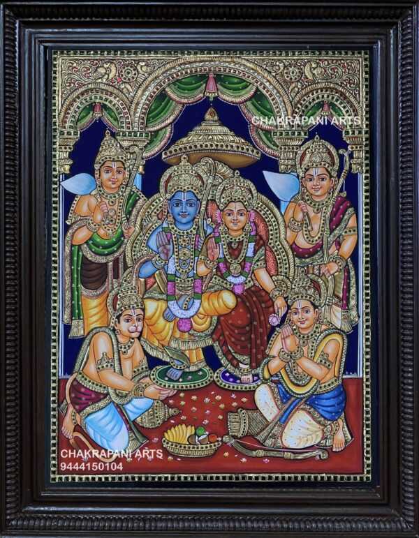 Ram Darbar Tanjore Painting