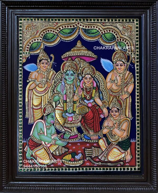 Ram Darbar Tanjore Painting