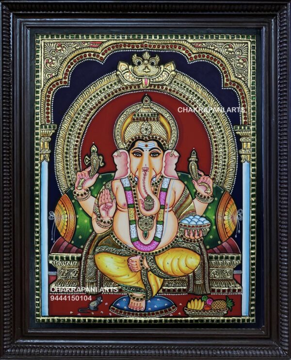 Ganesha Tanjore Painting