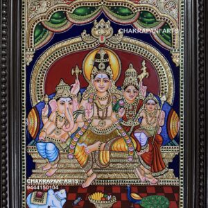 Shiva Family Tanjore Painting