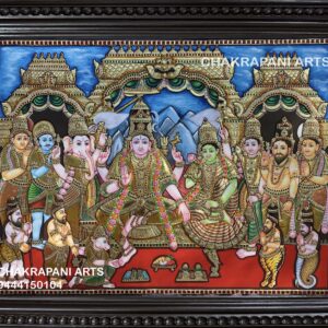Shiva Darbar Tanjore Painting