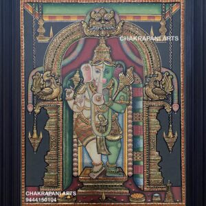 Aadyanta Prabhu Tanjore Painting (antique finish)