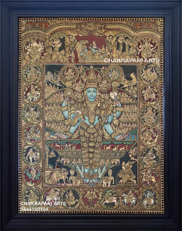 Vishwaroopam Tailor painting (antique finish)
