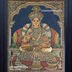 Annapoorani Tanjore painting(antique finish)