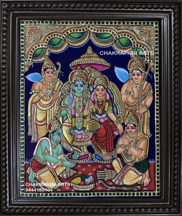 Ram Darbar Tanjore Painting