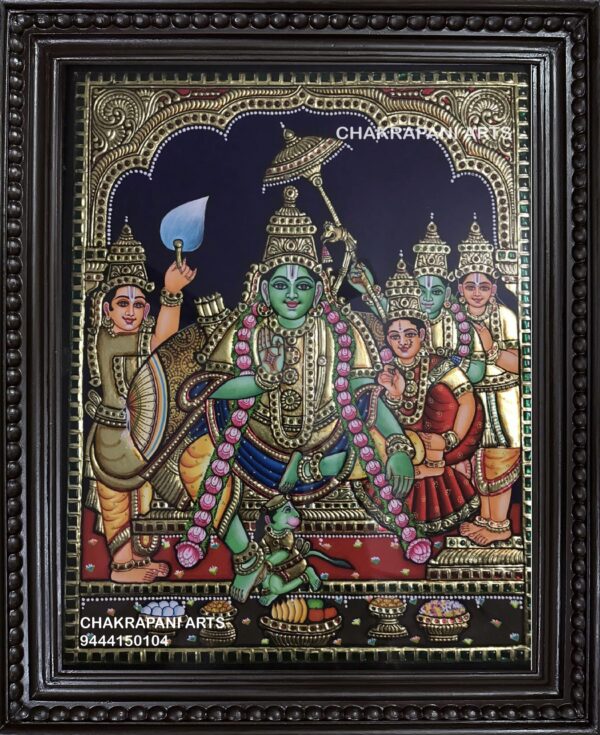 Ram Darbar Tanjore Painting