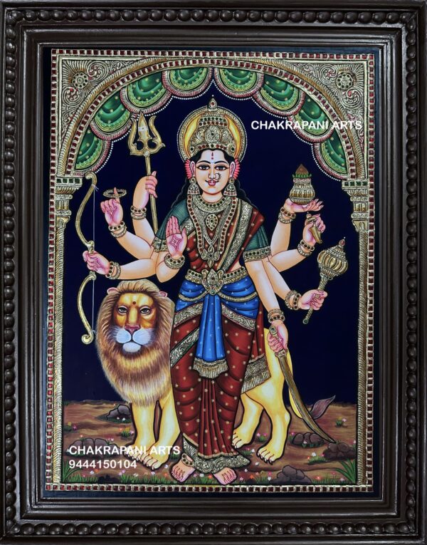 Durga JI Tanjore Painting