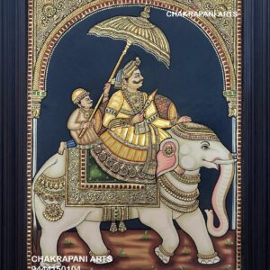 Raja (Antique Finish) Tanjore Painting