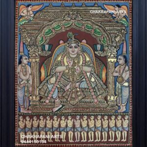 Krishna with Rishis Tanjore Painting