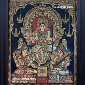 Kamachi lakshmi sarswathi (Antique Finish)